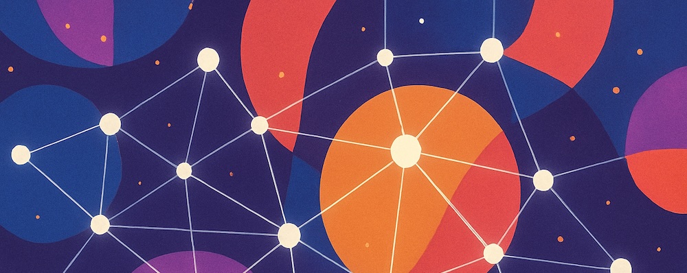 abstract image of a graph with nodes and edges