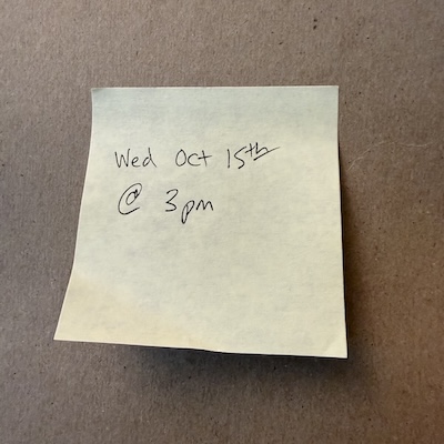 post-it note